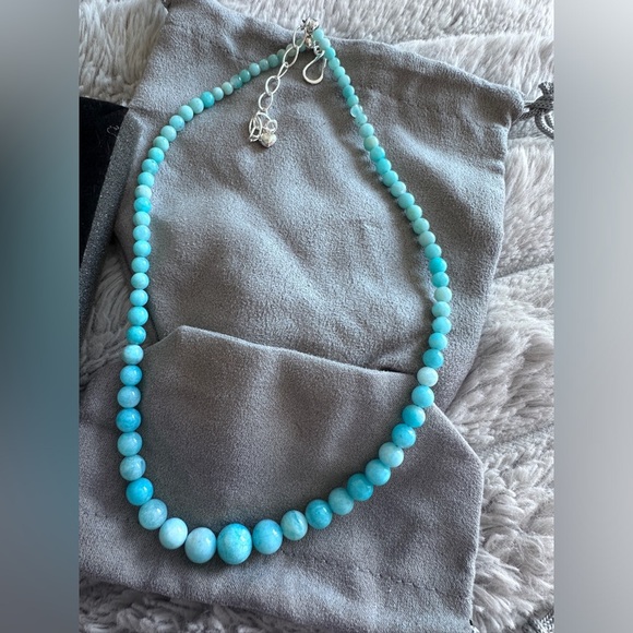 Light Amazonite bead necklace & bracelet set by Jay King - Picture 8 of 16